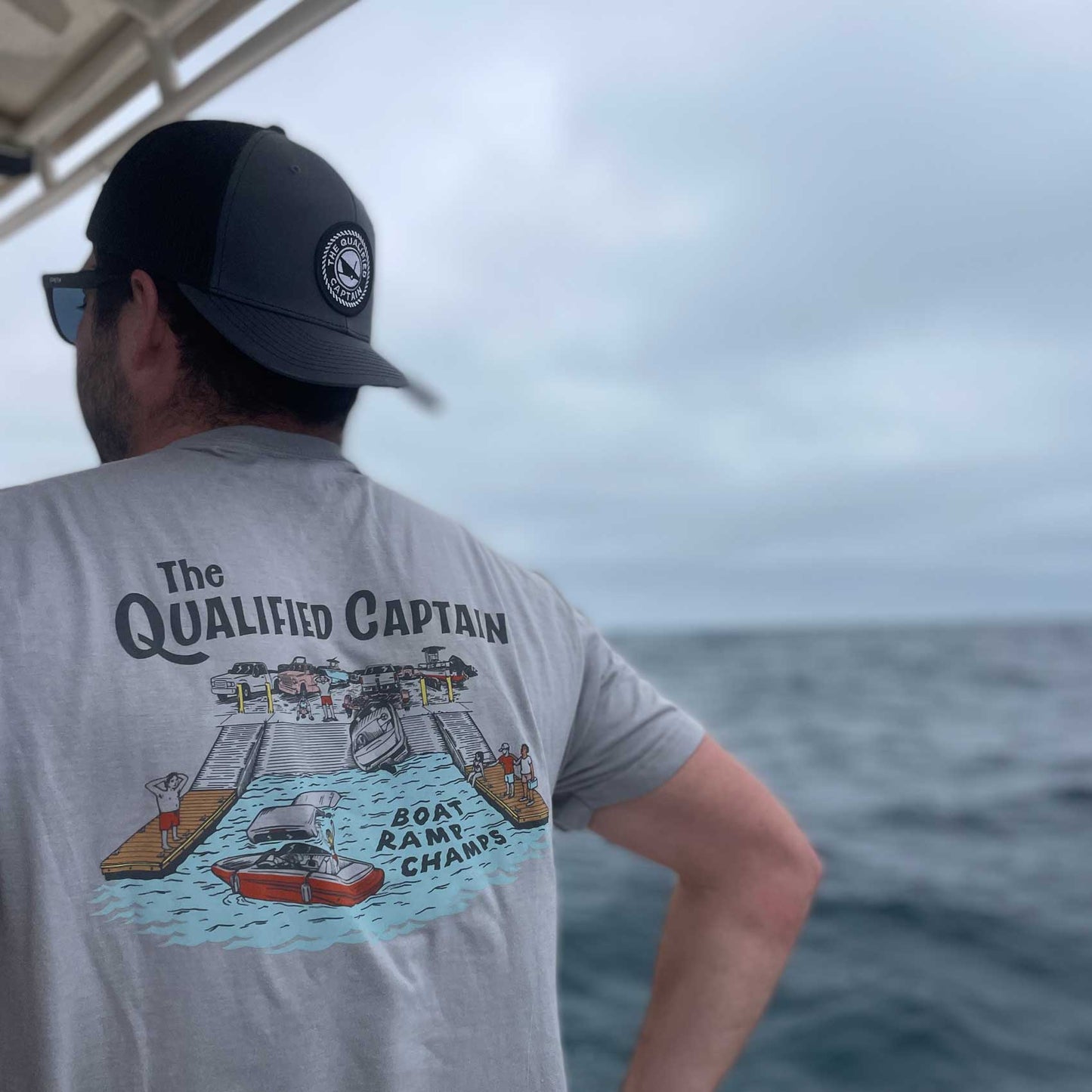 The Qualified Captain Boat Ramp Champ Tee - 88 Gear