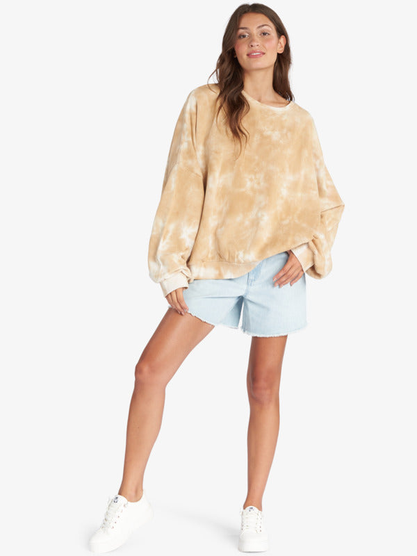 Roxy Bright Sunshine Oversized Sweatshirt - 88 Gear