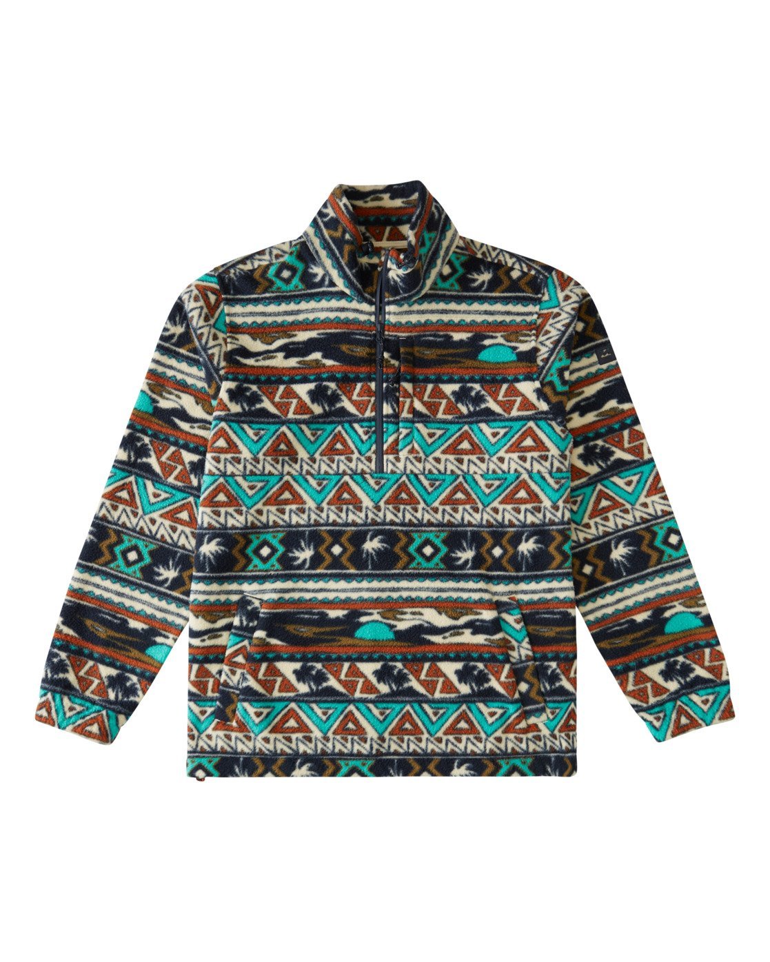 Billabong Boundary Mock Neck Fleece - 88 Gear
