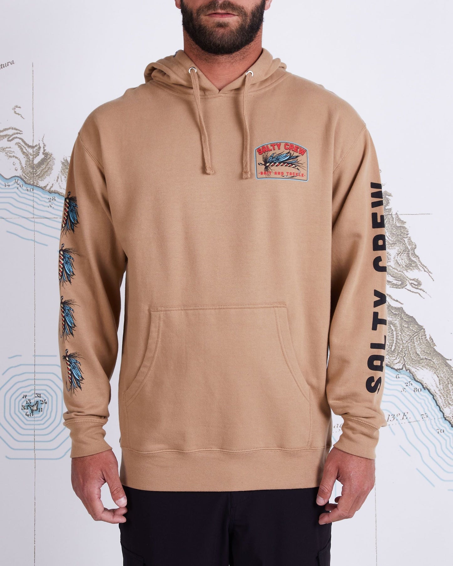 Salty Crew Fly Drop Hood Fleece
