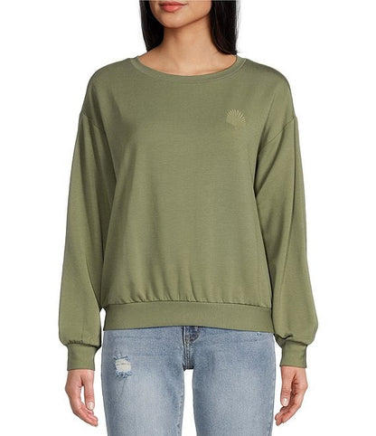 Roxy Surfing By Moonlight Pullover Sweatshirt