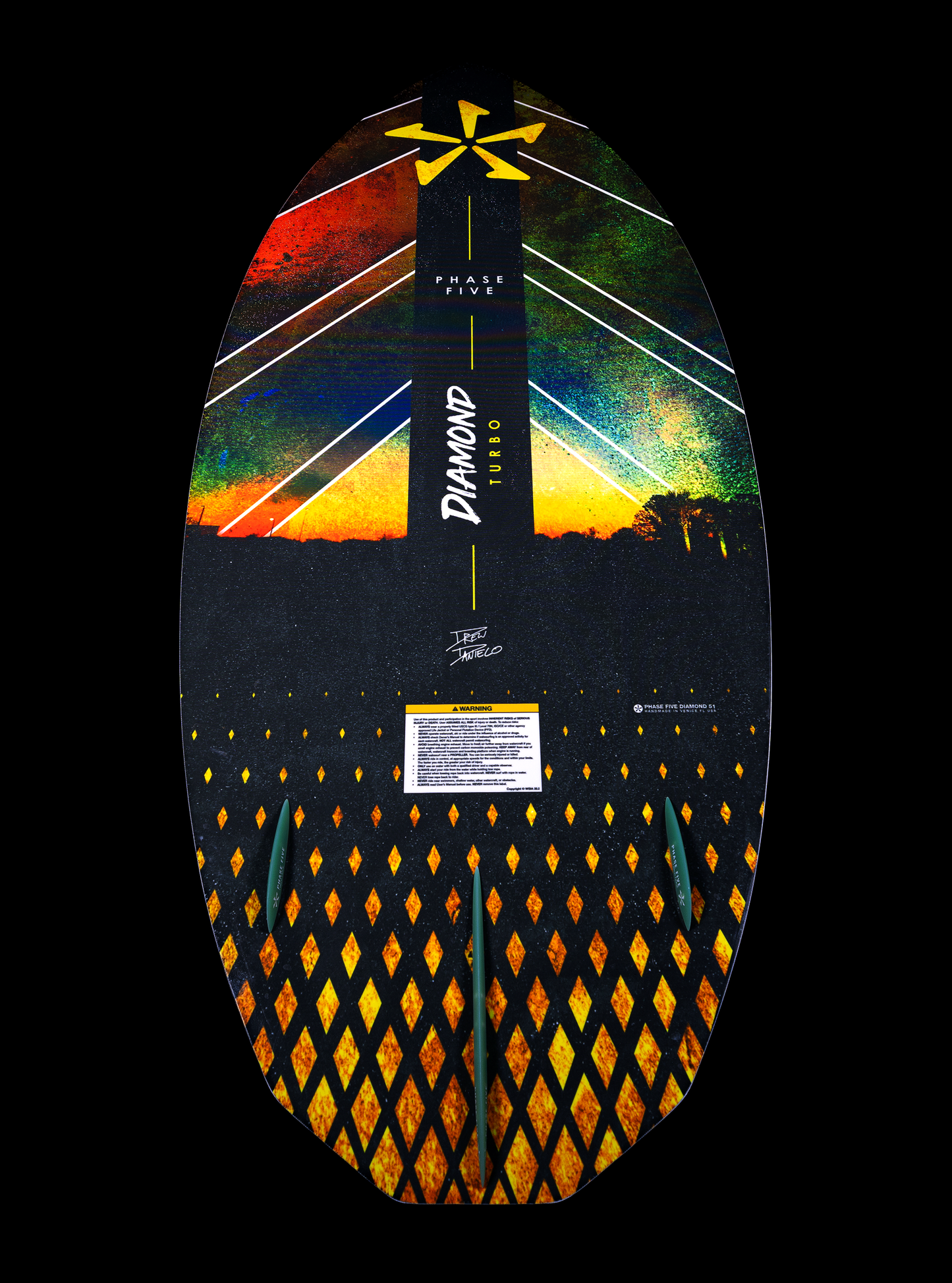 Phase Five Diamond Turbo Wakesurf Board 2025