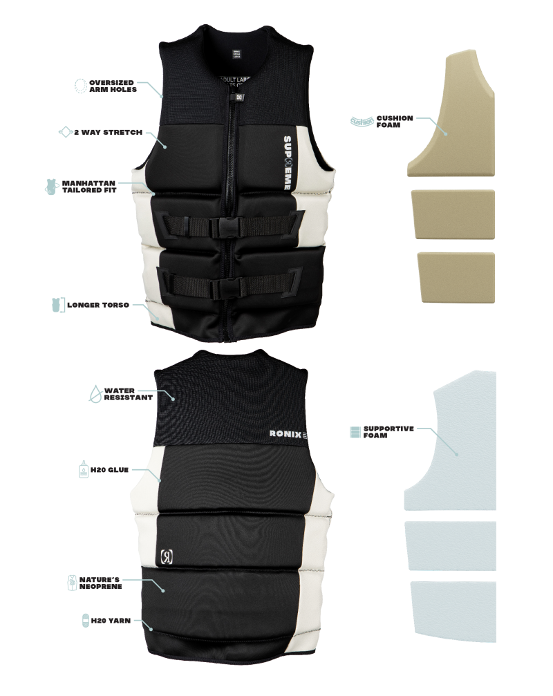 Ronix Supreme Yes CGA Life Jacket - 88 Gear