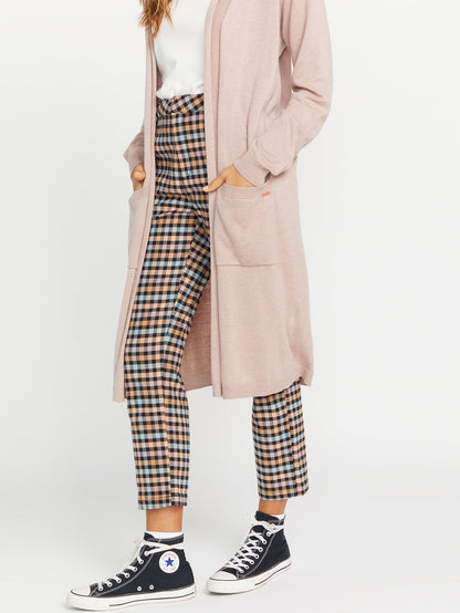 Volcom Lived in Lounge Midi Throw Cardi Sweater - 88 Gear