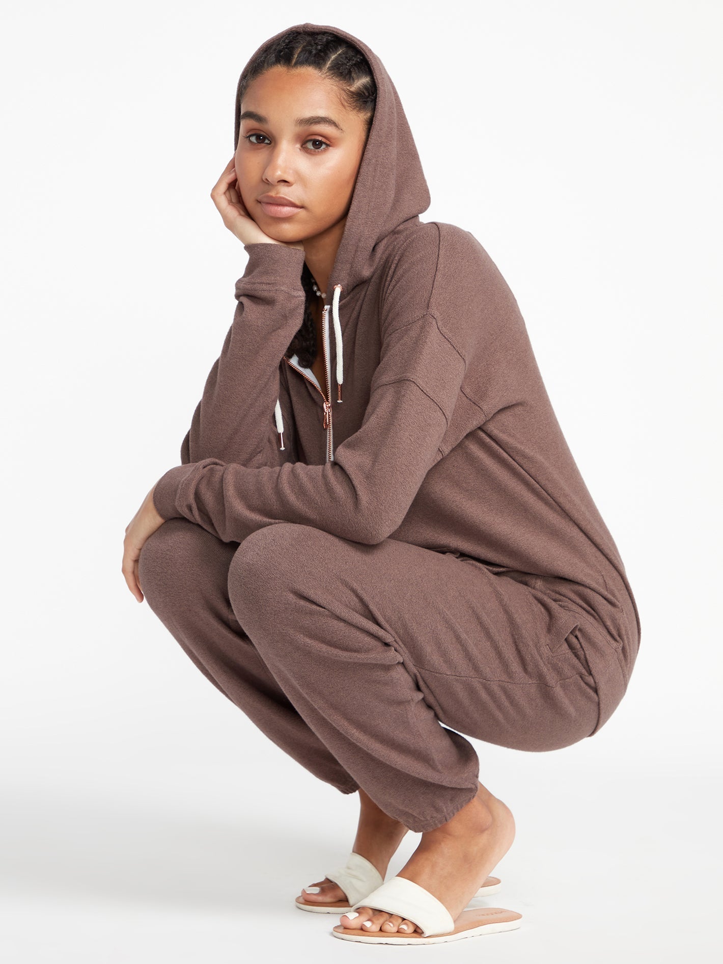 Volcom Lived in Lounge Zip Jacket - Slate Grey