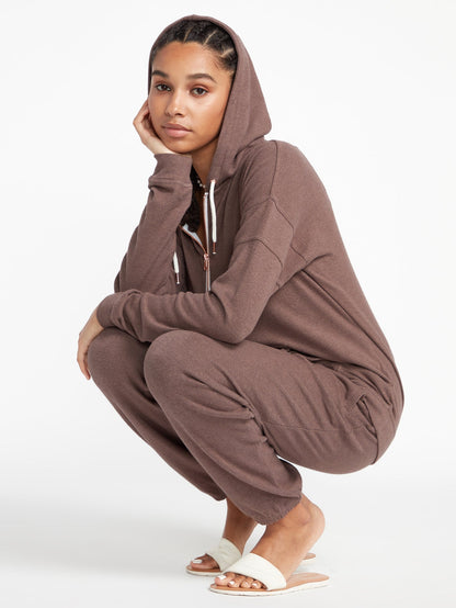 Volcom Lived in Lounge Zip Jacket - Slate Grey