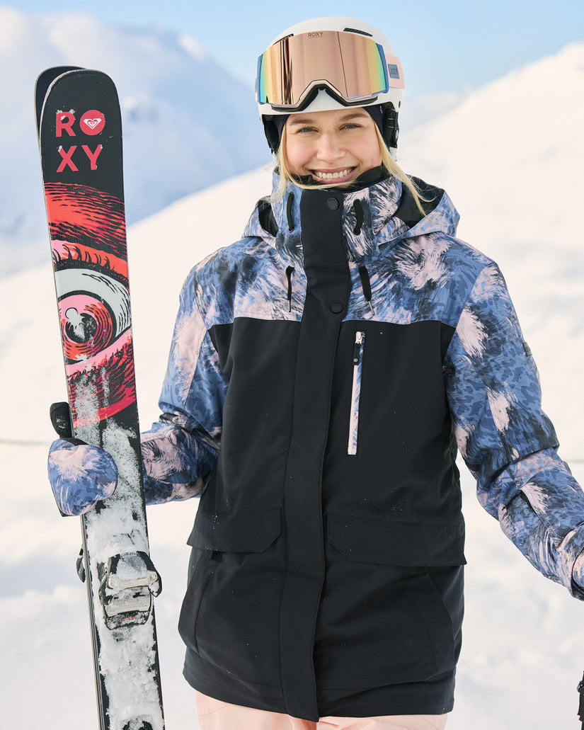 Roxy Dawnrae Parka Snow Jacket - Wild Wind Darknight