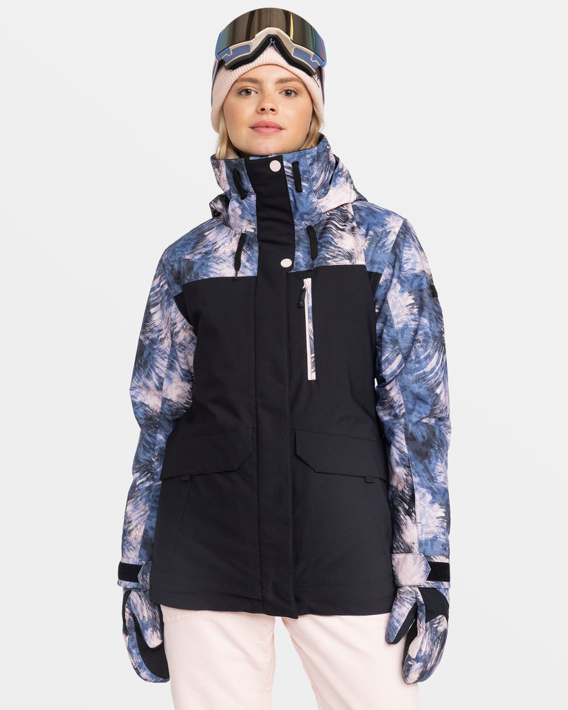 Roxy Dawnrae Parka Snow Jacket - Wild Wind Darknight