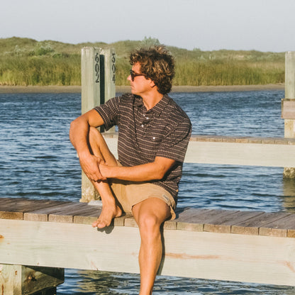 Howler Brothers Ranchero Jacquard Polo - 88 Gear