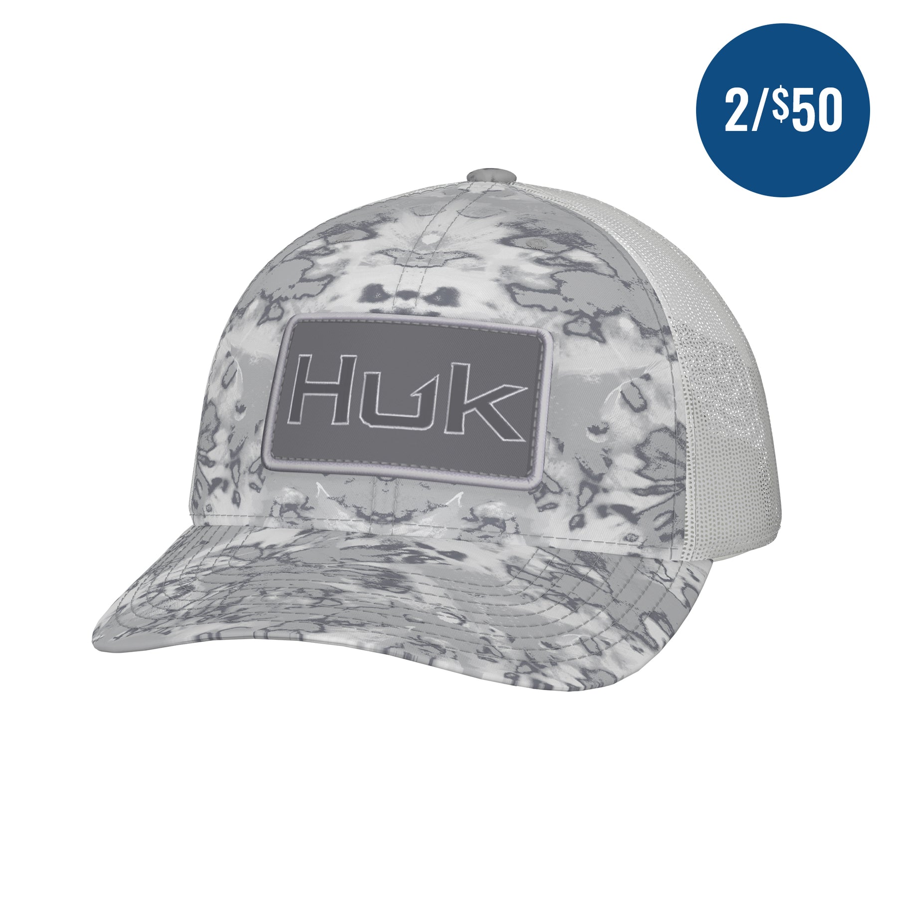 Huk Fin Flats Trucker Hat - 88 Gear