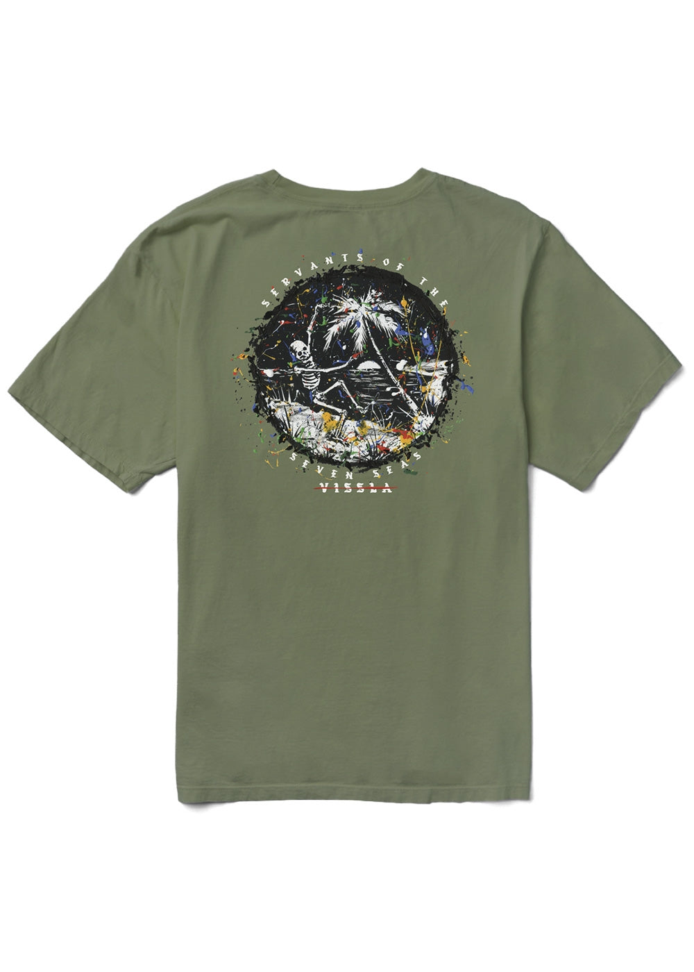 Vissla Skull Island  Organic Pocket Tee