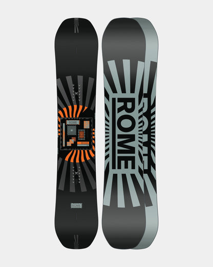 Rome Mechanic Snowboard and Trace Bindings