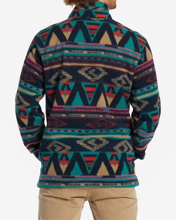 Billabong Men's Boundary Mock Neck Fleece - 88 Gear