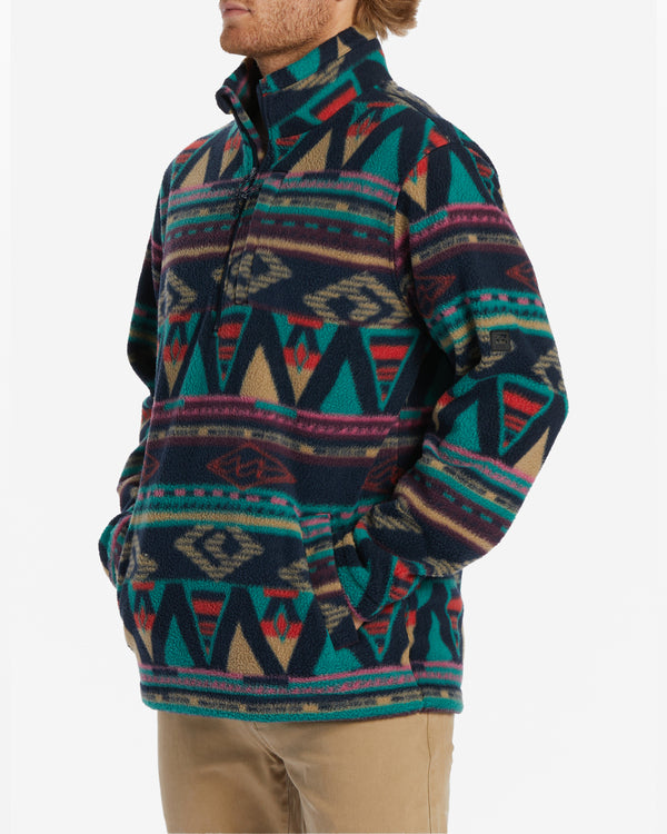 Billabong Men's Boundary Mock Neck Fleece - 88 Gear