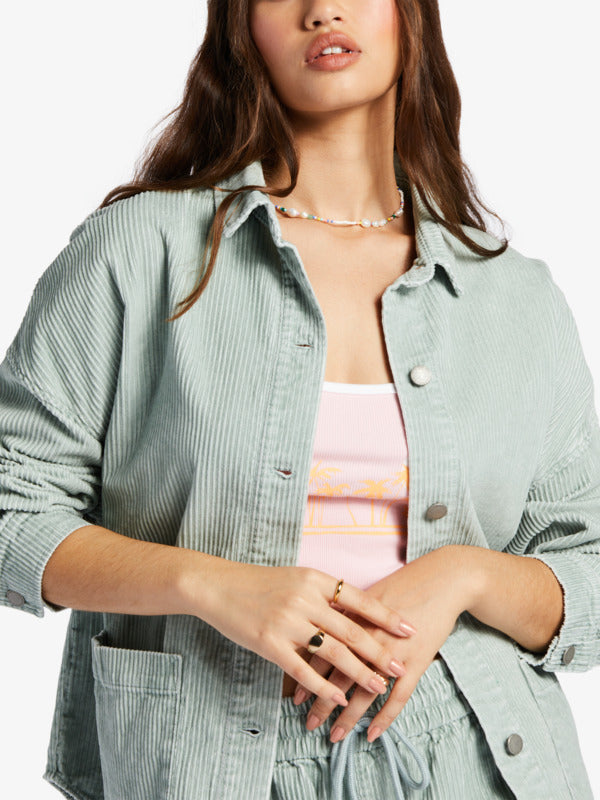 Roxy Kick Back Washed Cord Shirt - 88 Gear