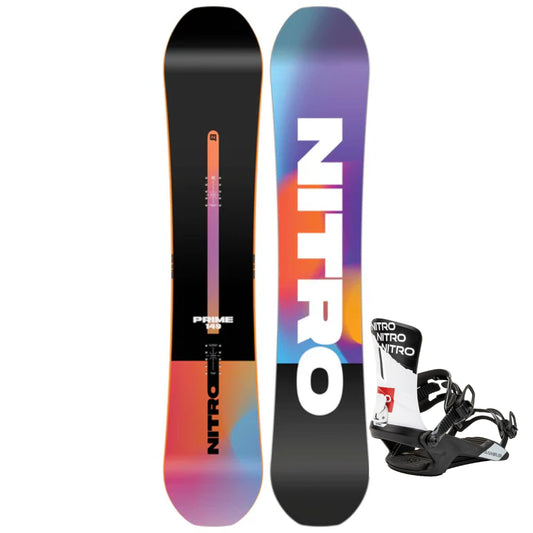 Nitro Prime Chroma Snowboard & Rambler Binding Package 2025