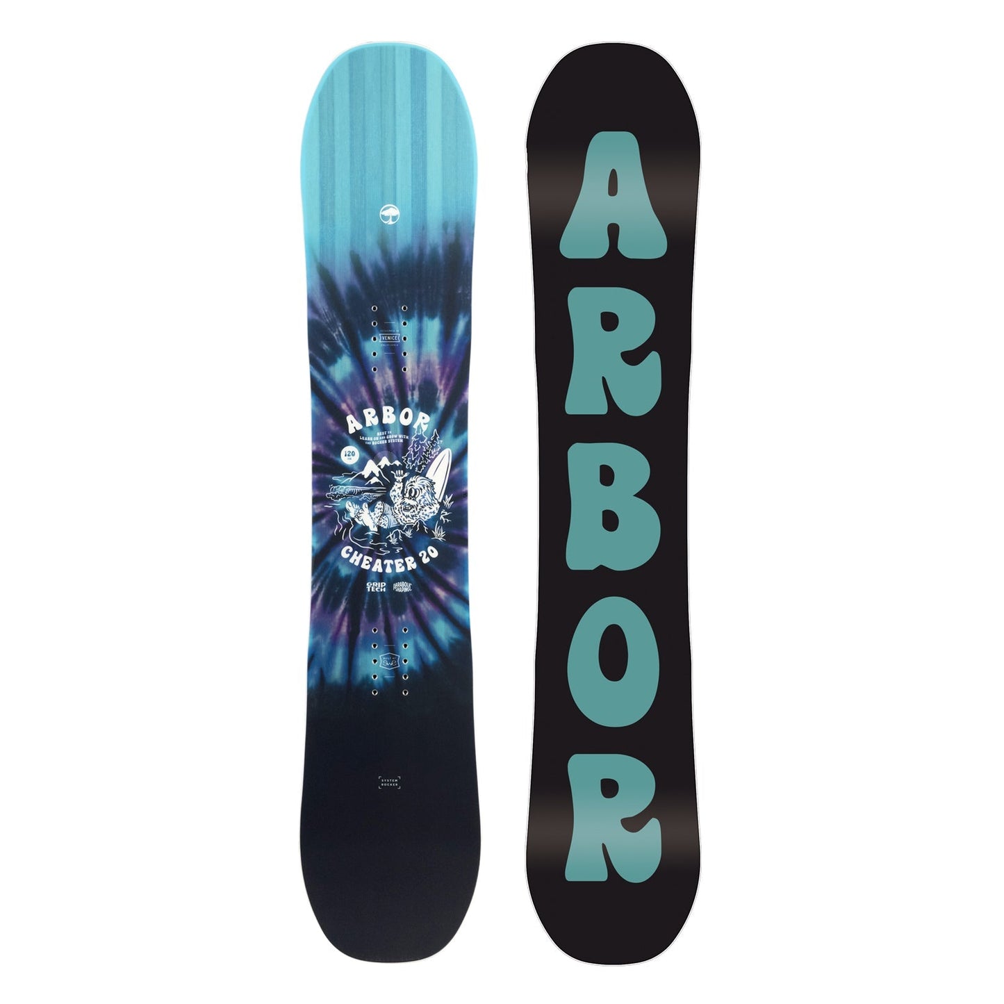 Arbor Cheater Rocker Youth Snowboard 2023 - 88 Gear