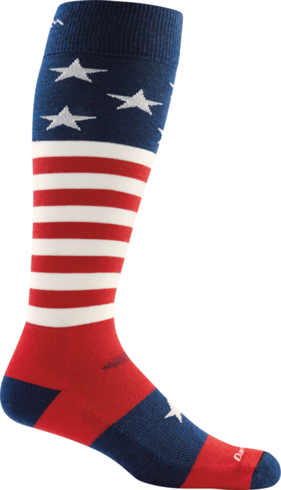 Darn Tough Stars and Stripes Snowboard Socks - 88 Gear