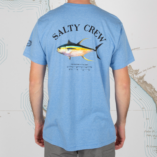 Salty Crew Ahi Mount Blue Heather S/S Standard Tee
