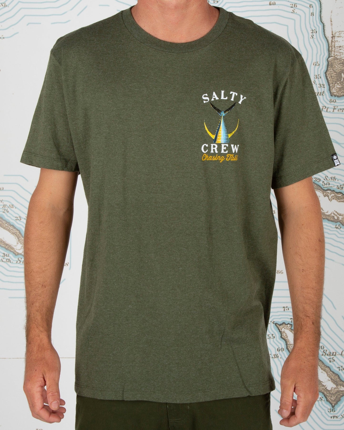 Salty Crew Tailed Forest Heather S/S Standard Tee