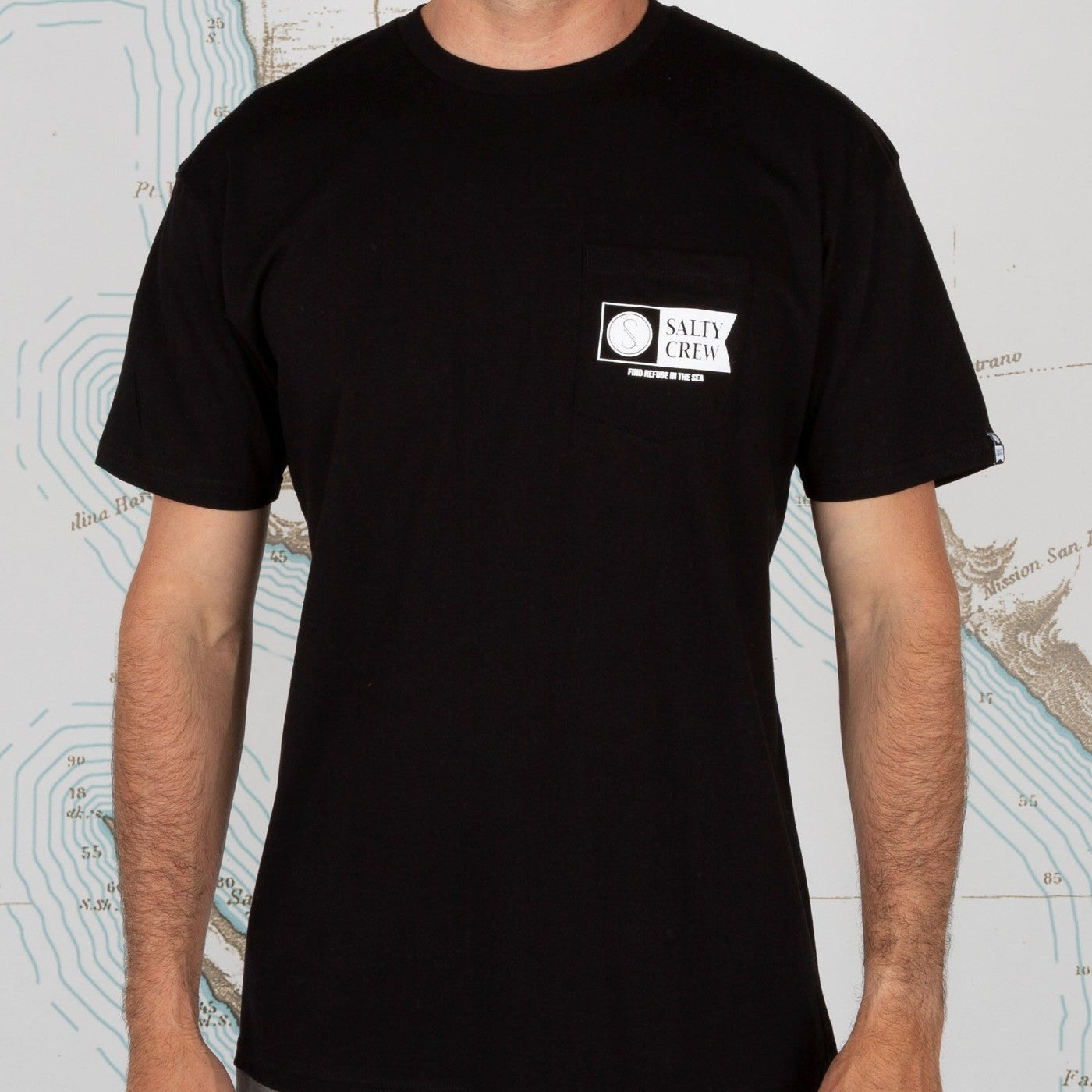 Salty Crew Over Under Premium Pocket Tee