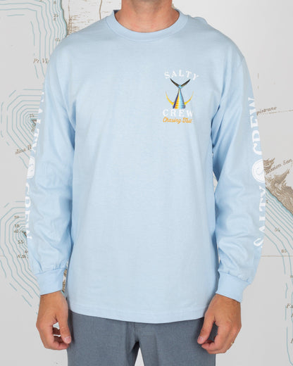Salty Crew Tailed Light Blue L/S Standard Tee