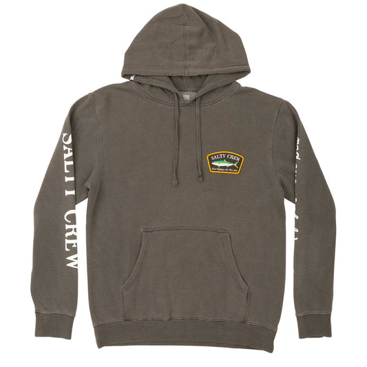 Salty Crew Patchy Black Overdyed Fleece - 88 Gear