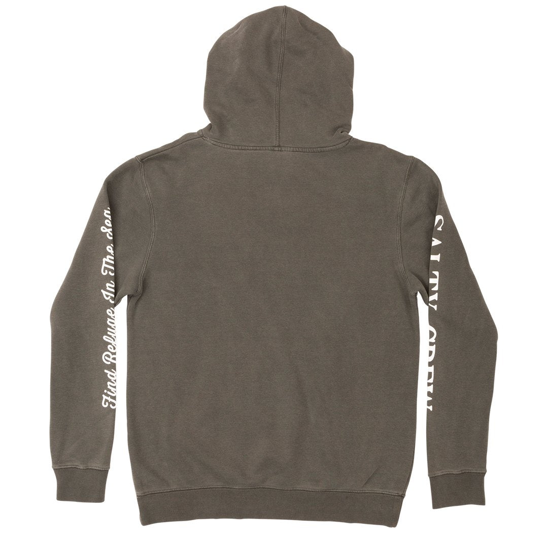 Salty Crew Patchy Black Overdyed Fleece - 88 Gear