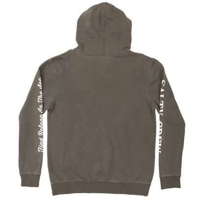 Salty Crew Patchy Black Overdyed Fleece - 88 Gear