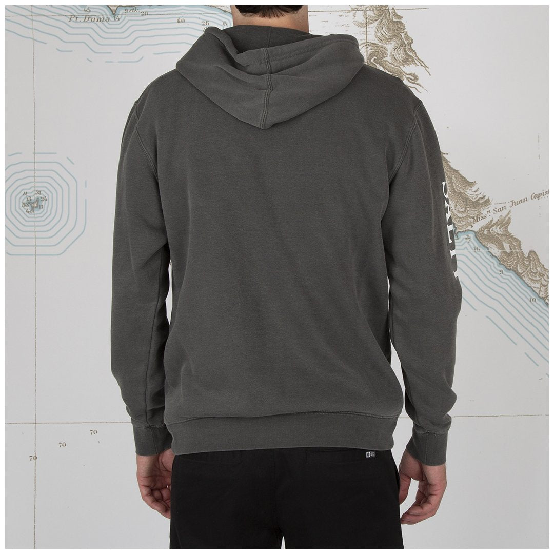 Salty Crew Patchy Black Overdyed Fleece - 88 Gear