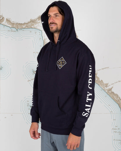 Salty Crew Tippet Tide Navy Hoodie - 88 Gear