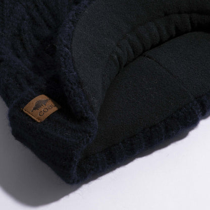 Coal The Yukon Cable Knit Wool Brim Beanie - 88 Gear