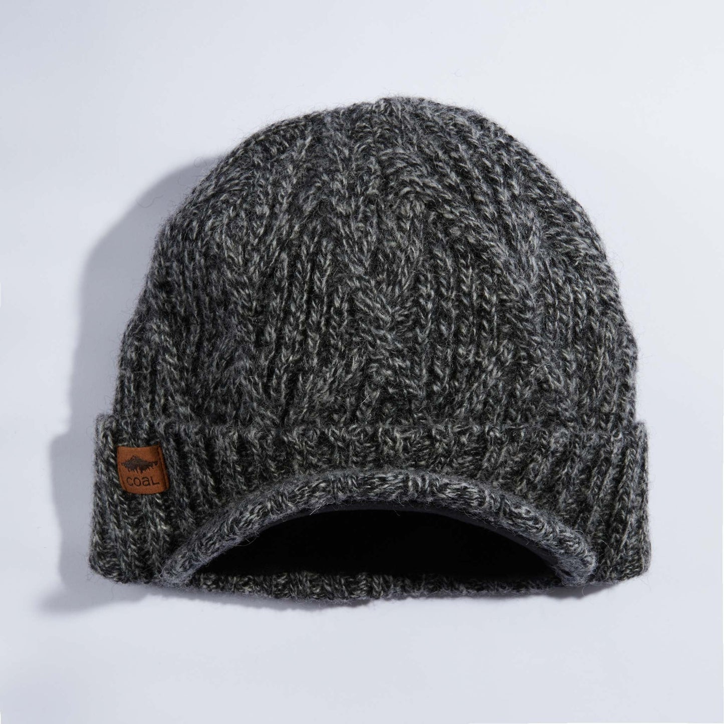 Coal The Yukon Cable Knit Wool Brim Beanie - 88 Gear