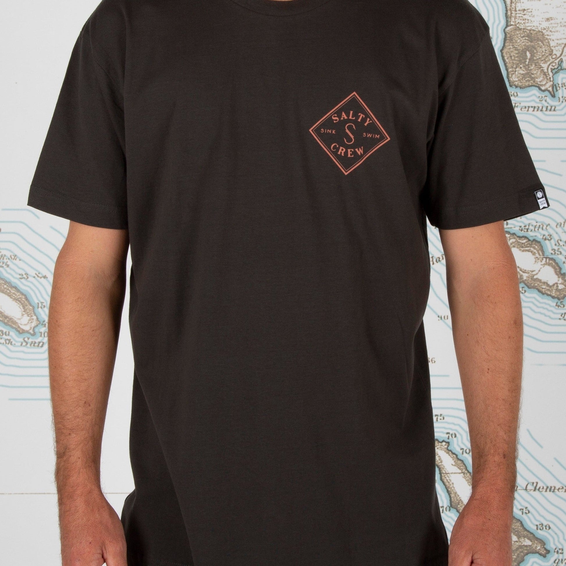 Salty Crew Tippet Coal Premium T-Shirt