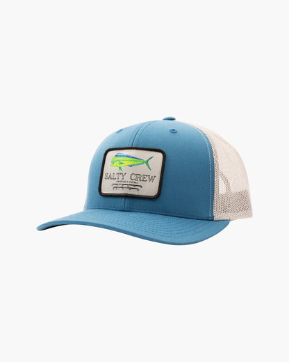 salty crew Mahi Mount Slate/Silver Retro Trucker