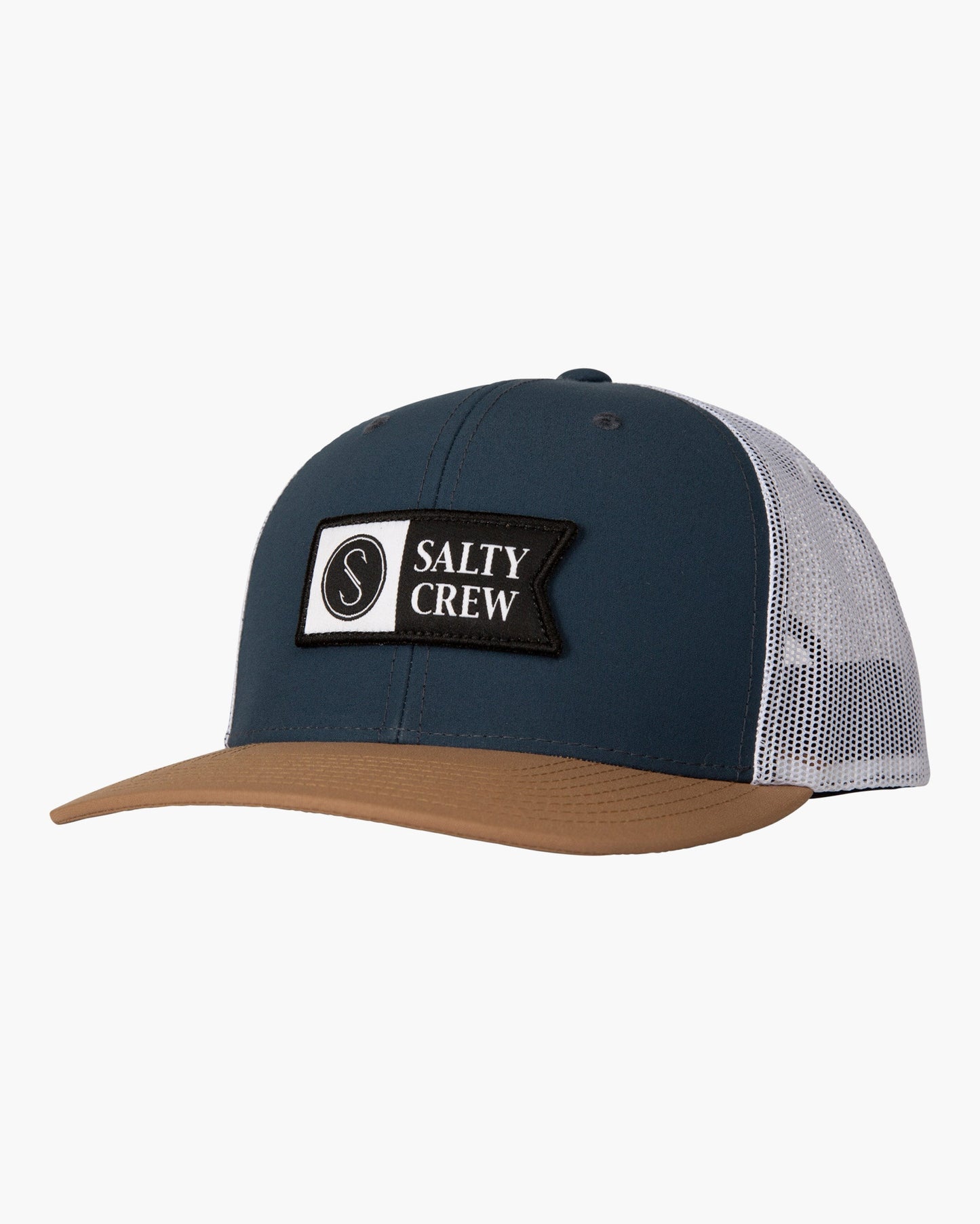 Salty Crew Pinnacle 2 Indigo/Tan Retro Trucker