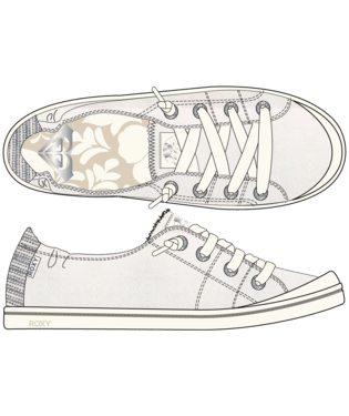 Roxy Bayshore Lace Up Shoes - 88 Gear