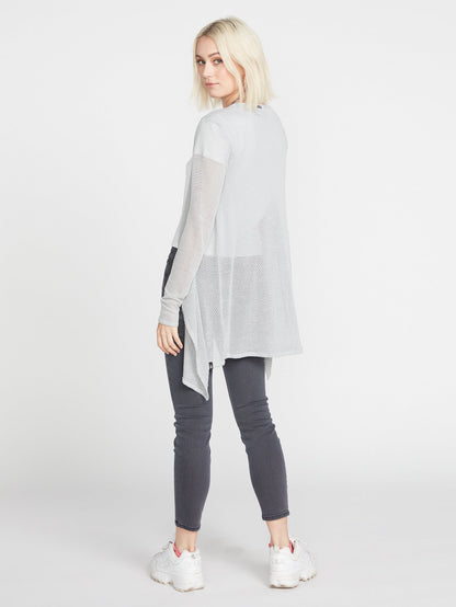 volcom Go Go Wrap Cardigan - Daze Grey
