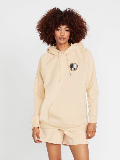 Volcom Truly Stoked Boyfriend Hoodie - Hazelnut