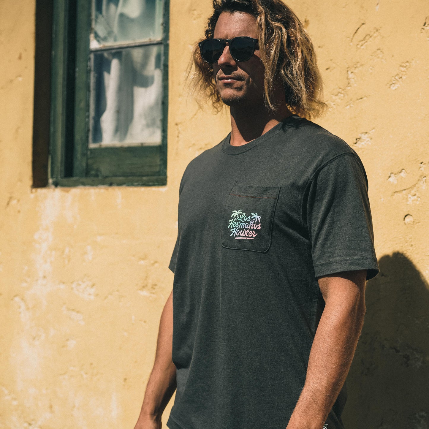 Howler Brothers Los Hermanos Fade Pocket T-Shirt - 88 Gear