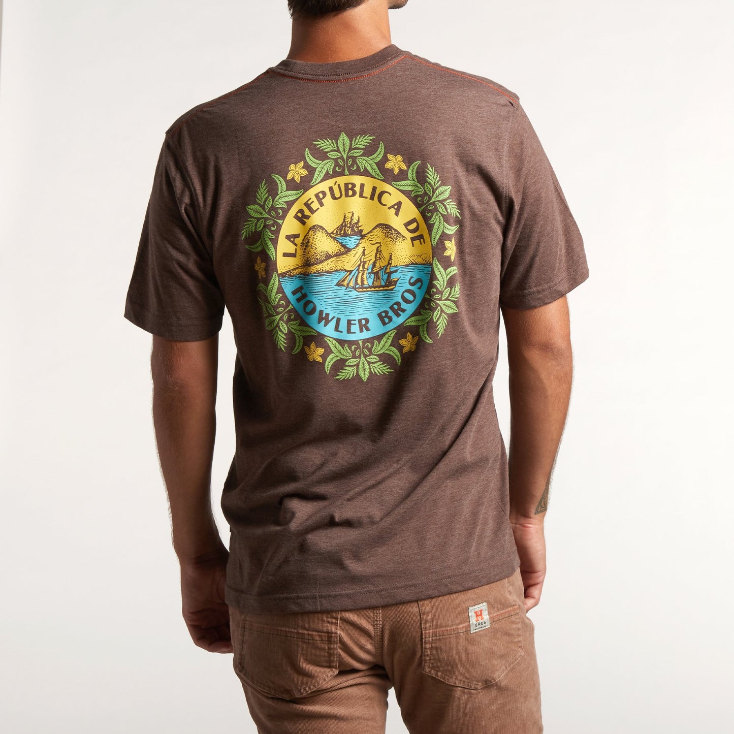 Howler Brothers La Republica Pocket T-Shirt