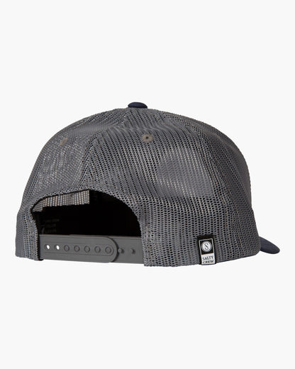 Deep Drop Navy/Grey Retro Trucker