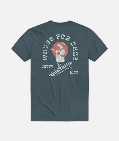 Jetty Alohaze Tee - Indigo
