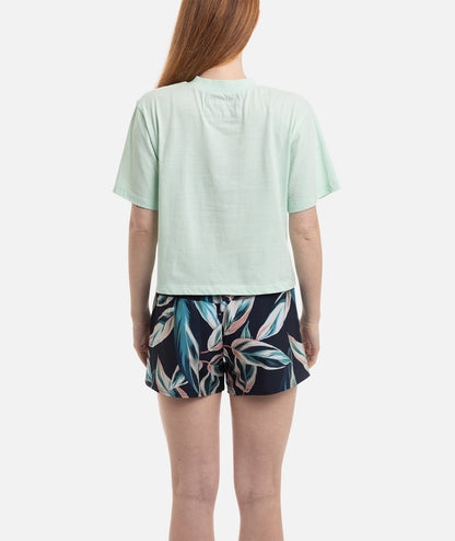 Jetty Avalon Boxy Tee - Turquoise