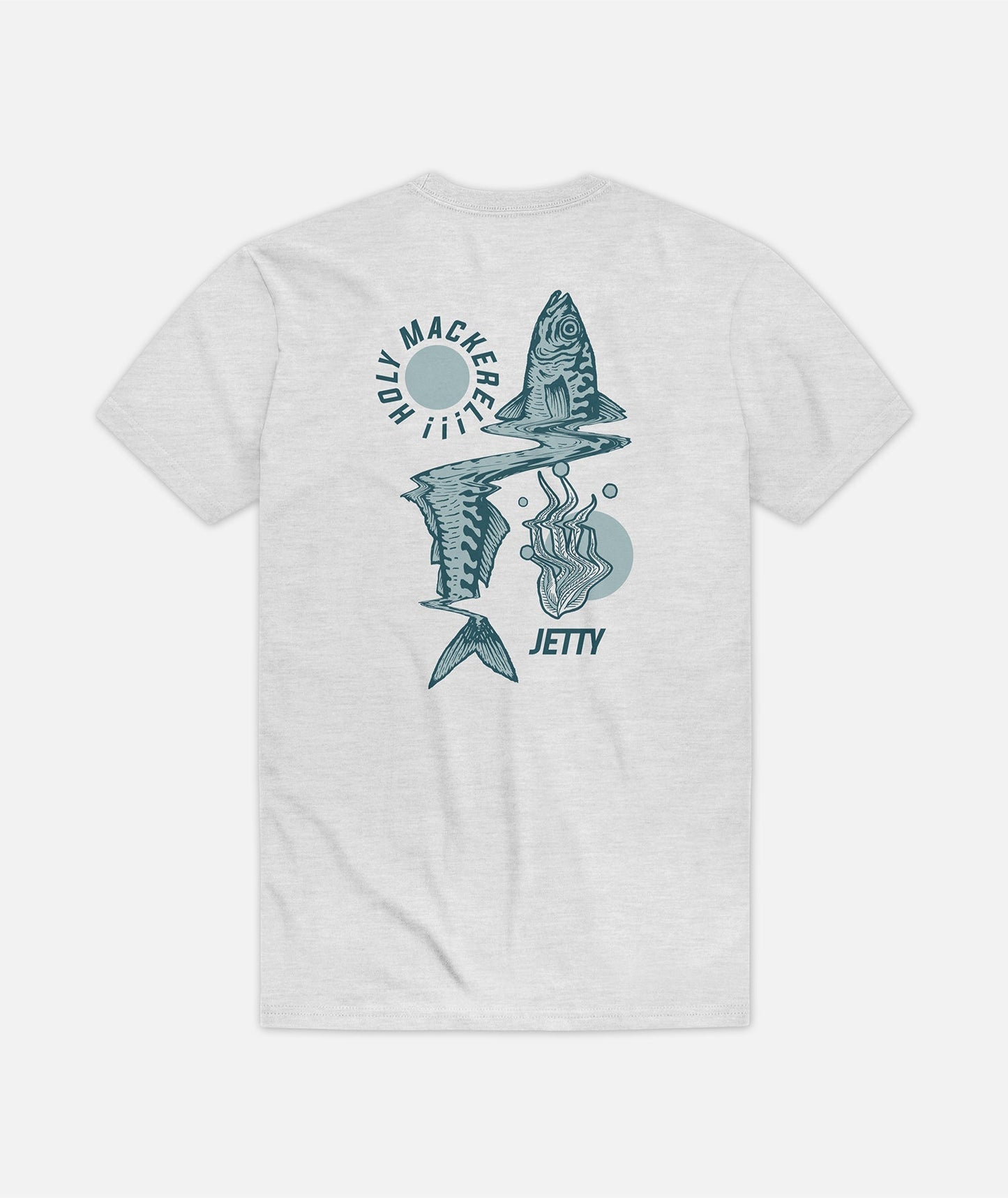 jetty Mackerel Tee - Ash