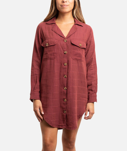 Jetty Bonita Women's Flannel Dress - 88 Gear