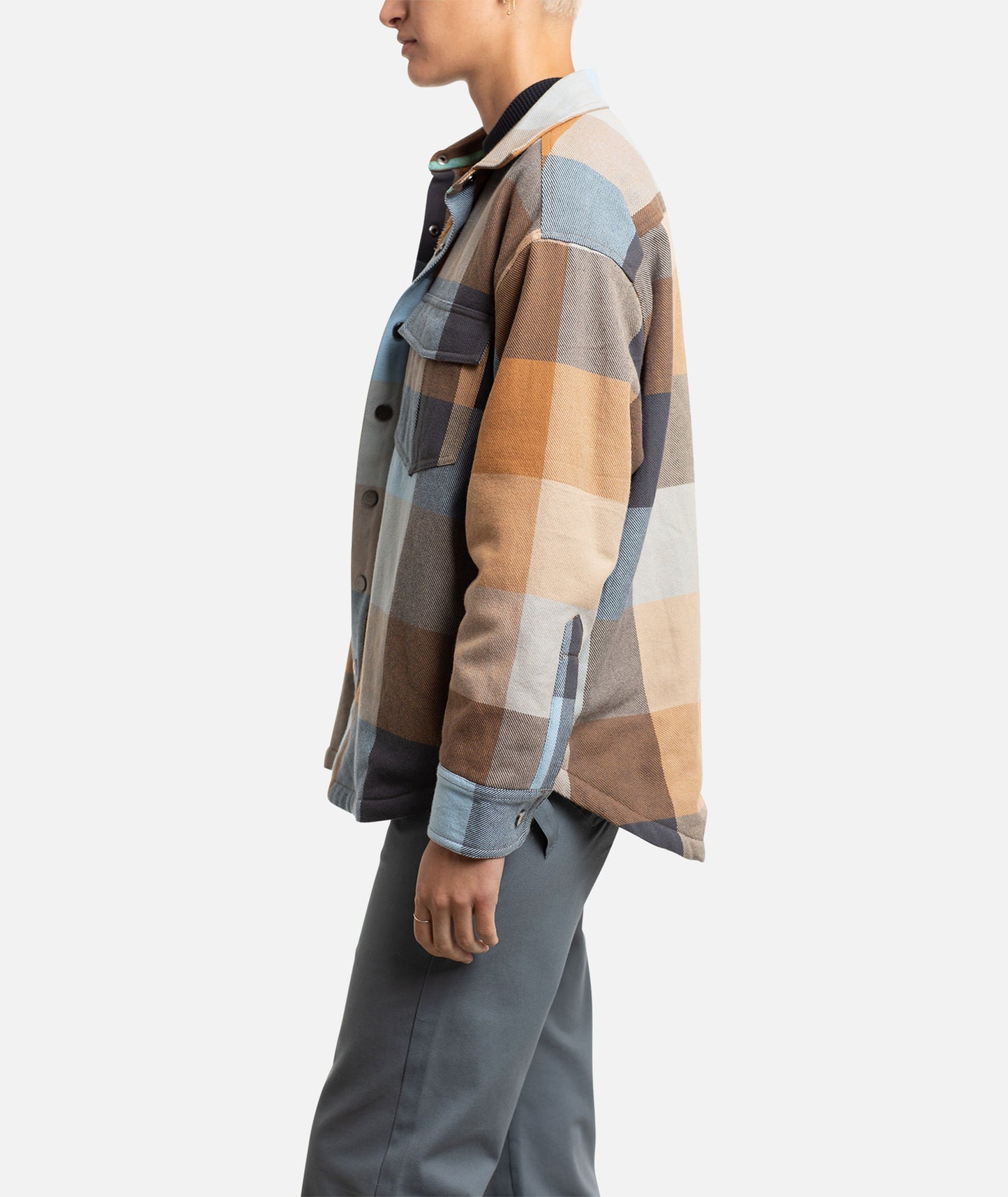 Jetty Nivean Flannel Jacket - Tan