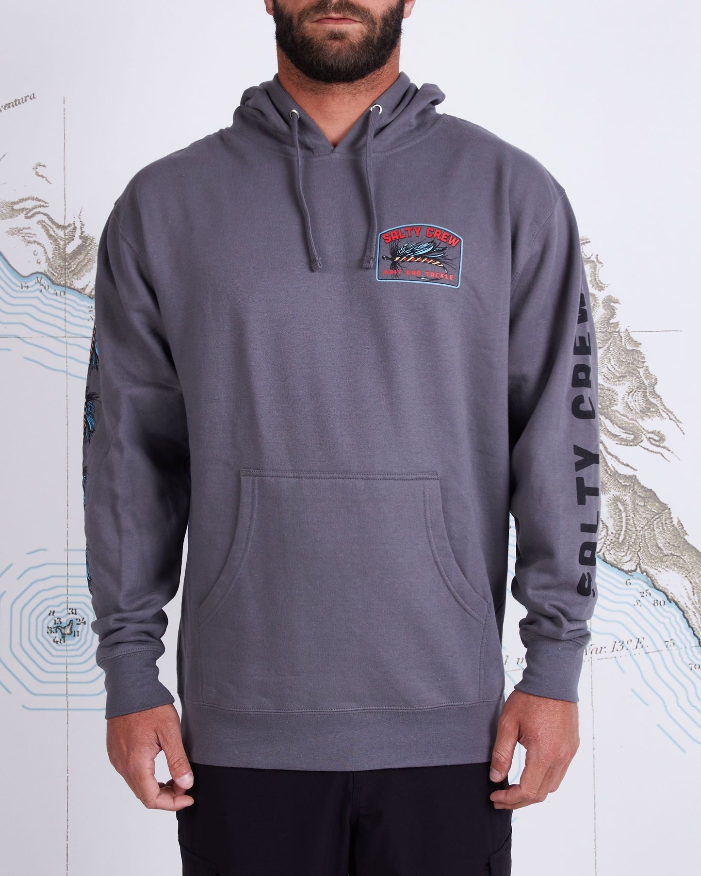 Salty Crew Fly Drop Hood Fleece