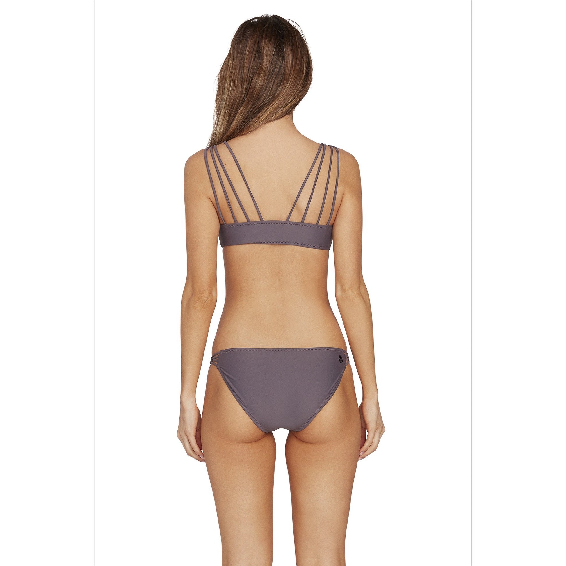 Volcom Simply Solid V Neck Bikini Top - 88 Gear