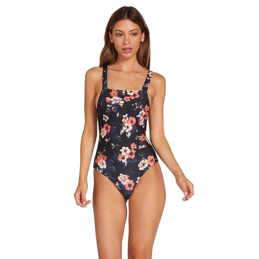 Volcom Leaf It Be 1 Piece Swim Suit